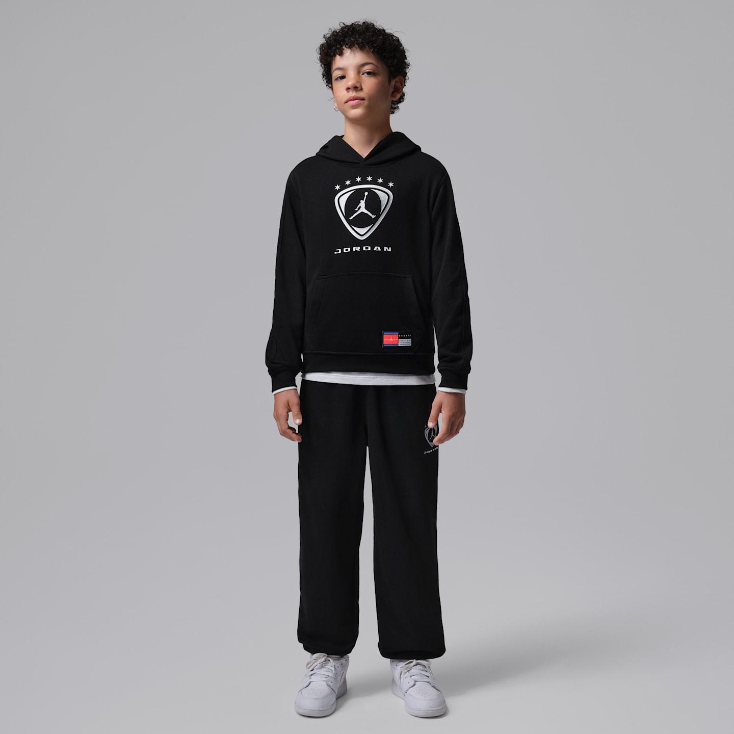 Детские худи Jordan Big Kids' Football Club Pullover — фото 7