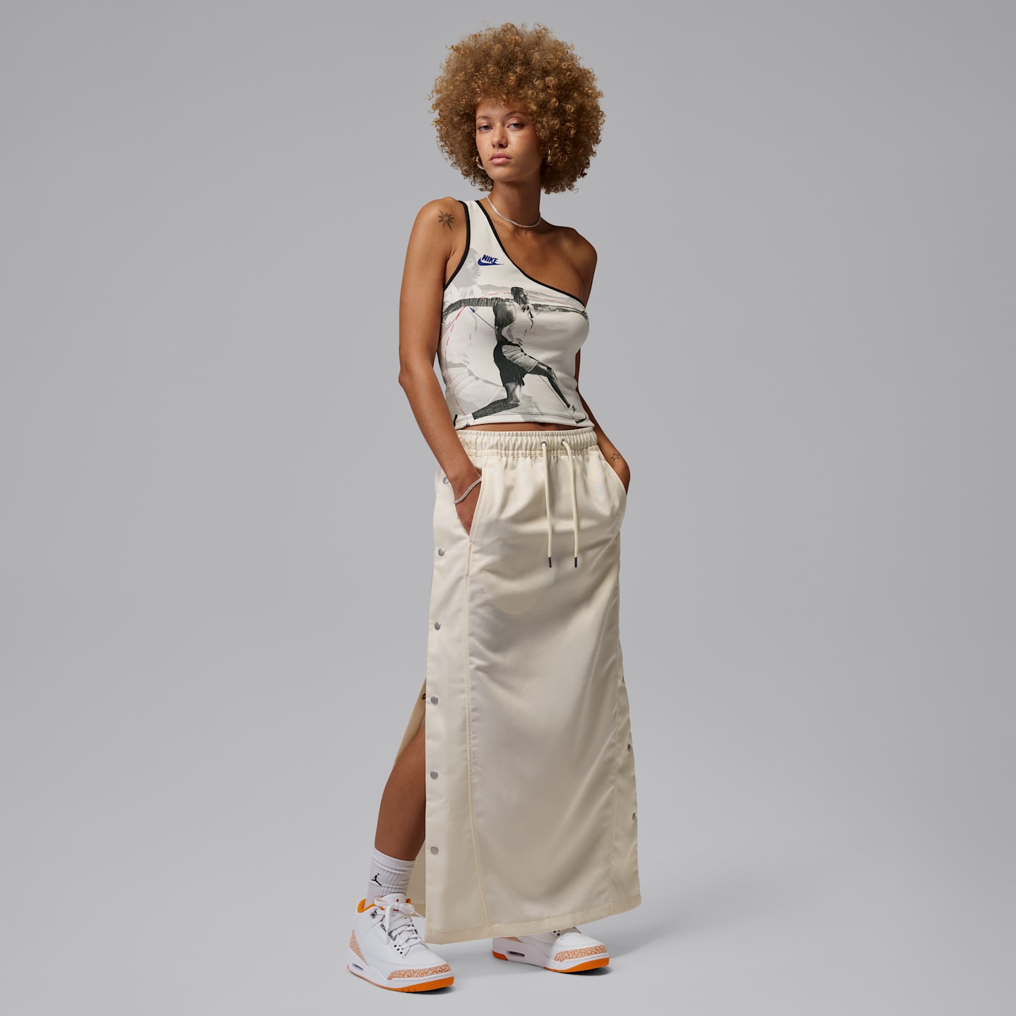 Женские кроссовки Jordan Air Jordan 3 Retro "White and Orange Peel" Women's Shoes — фото 9