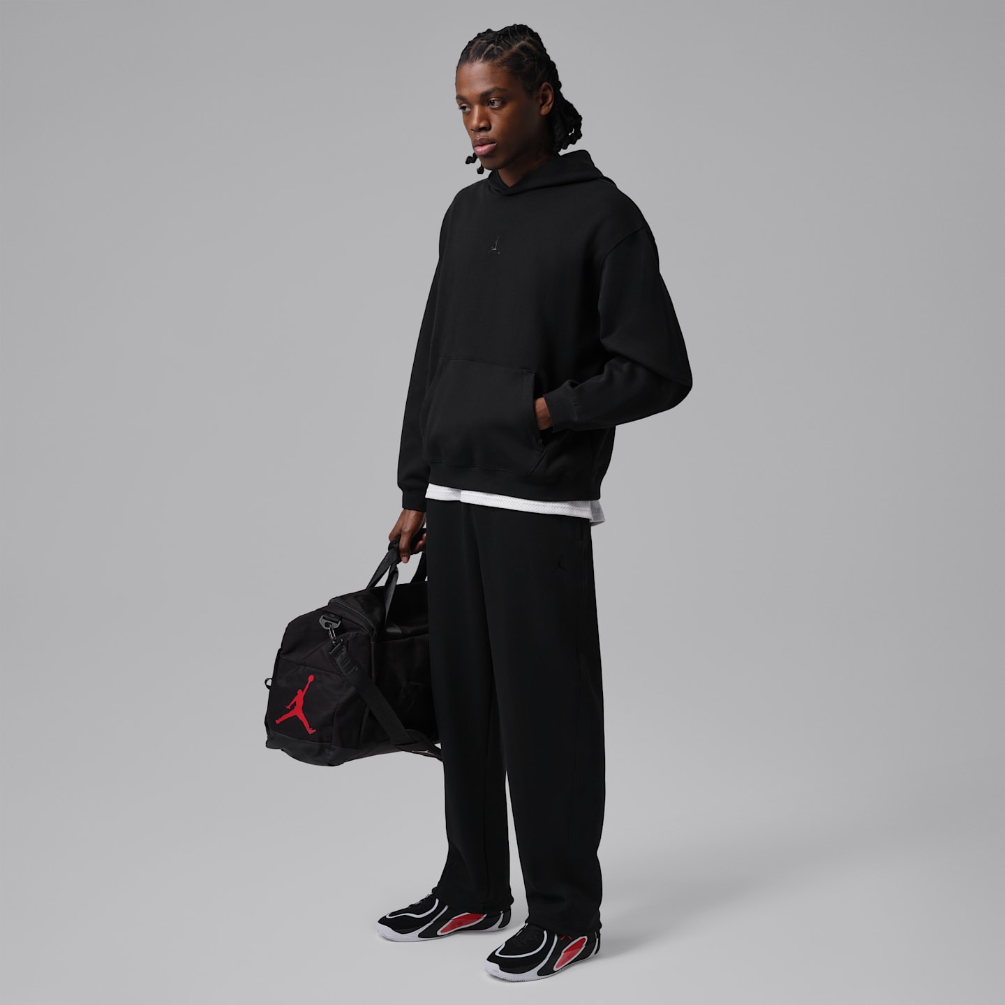 Мужские брюки Jordan Sport Hoop Fleece Men's Dri-FIT Pants — фото 7