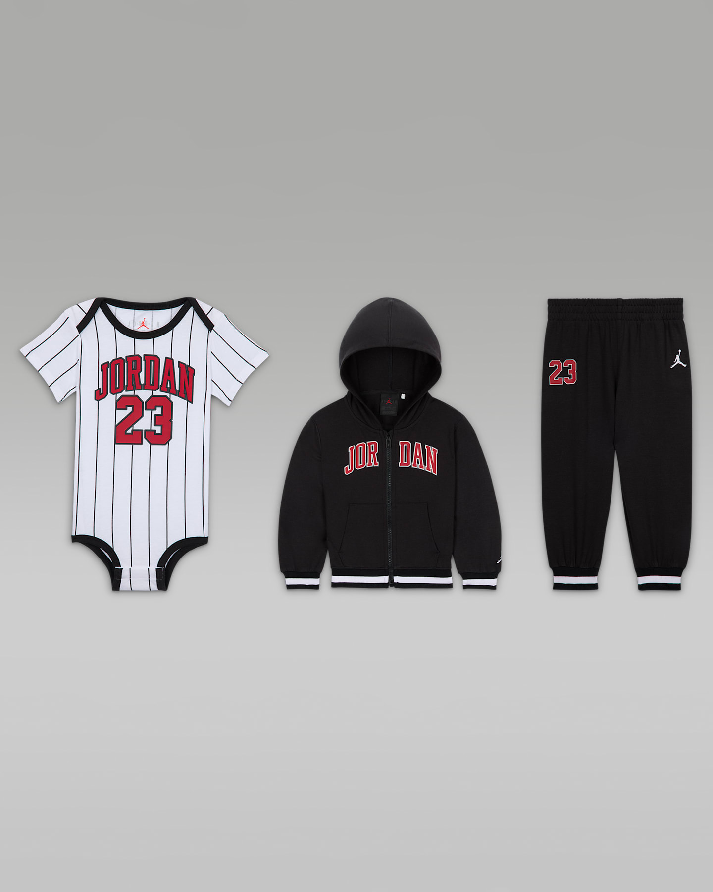 Детские худи Jordan Baby (6-12M) 23 Jersey 2-Piece Full-Zip Set — фото 5