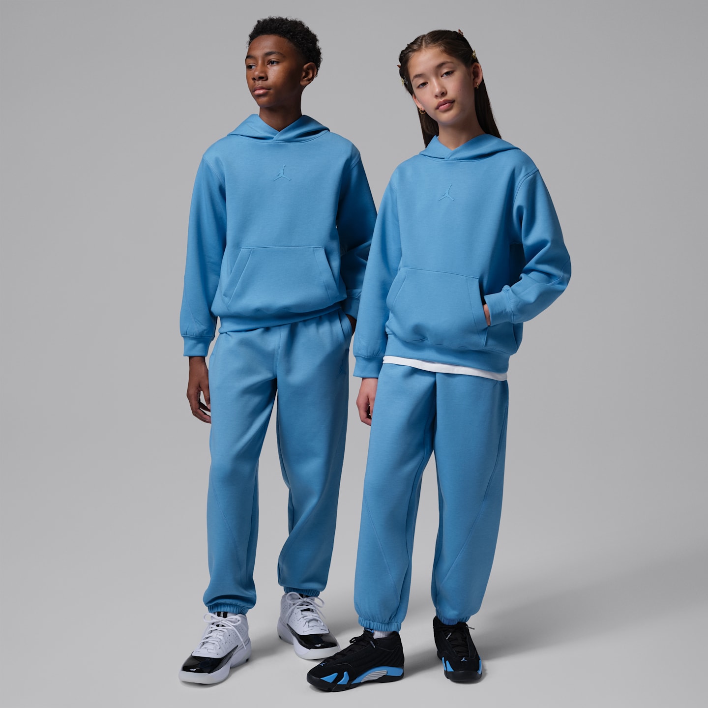 Детские худи Jordan Sport Big Kids' Therma-FIT Pullover — фото 6