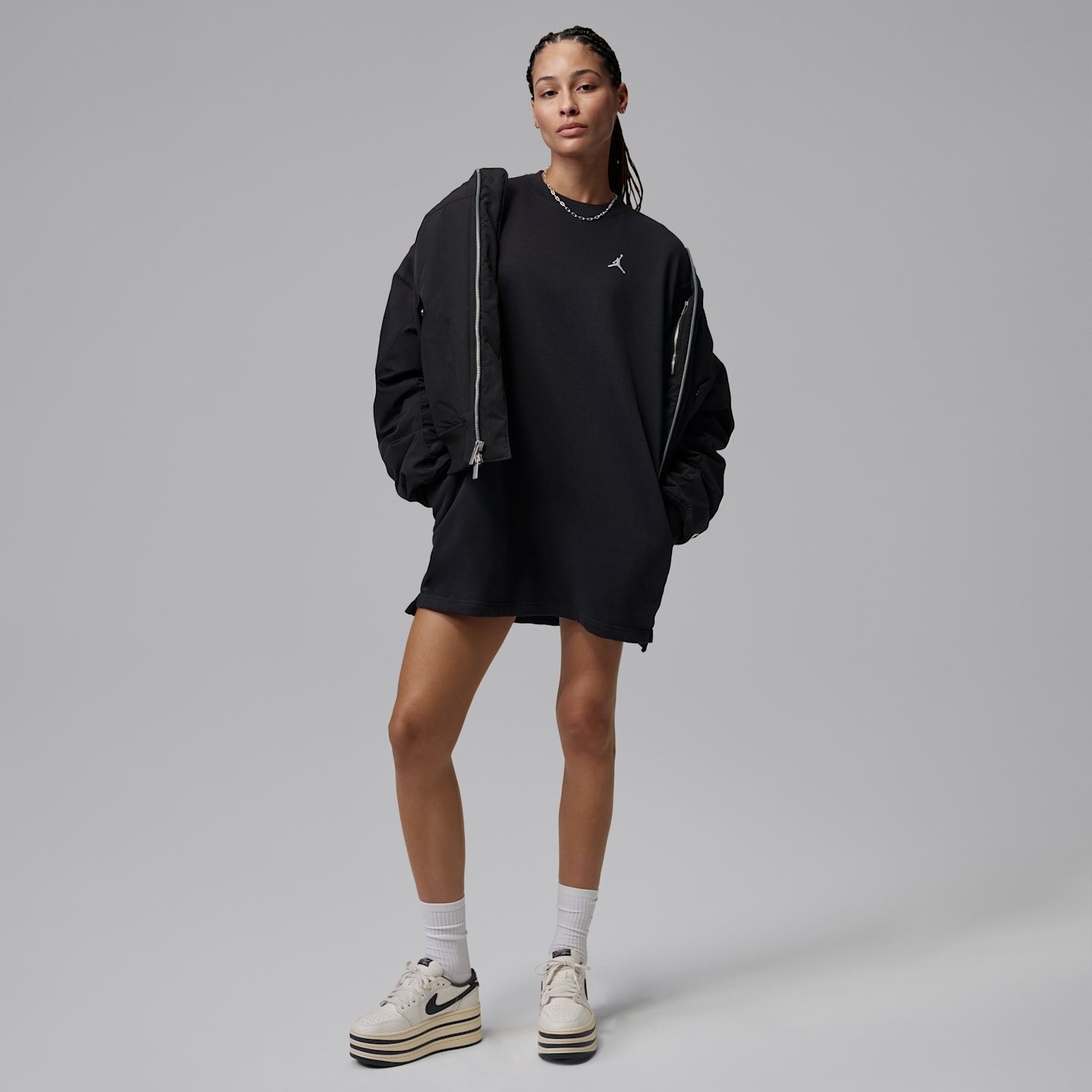 Женские платья Jordan Brooklyn Fleece Women's T-Shirt Dress — фото 6