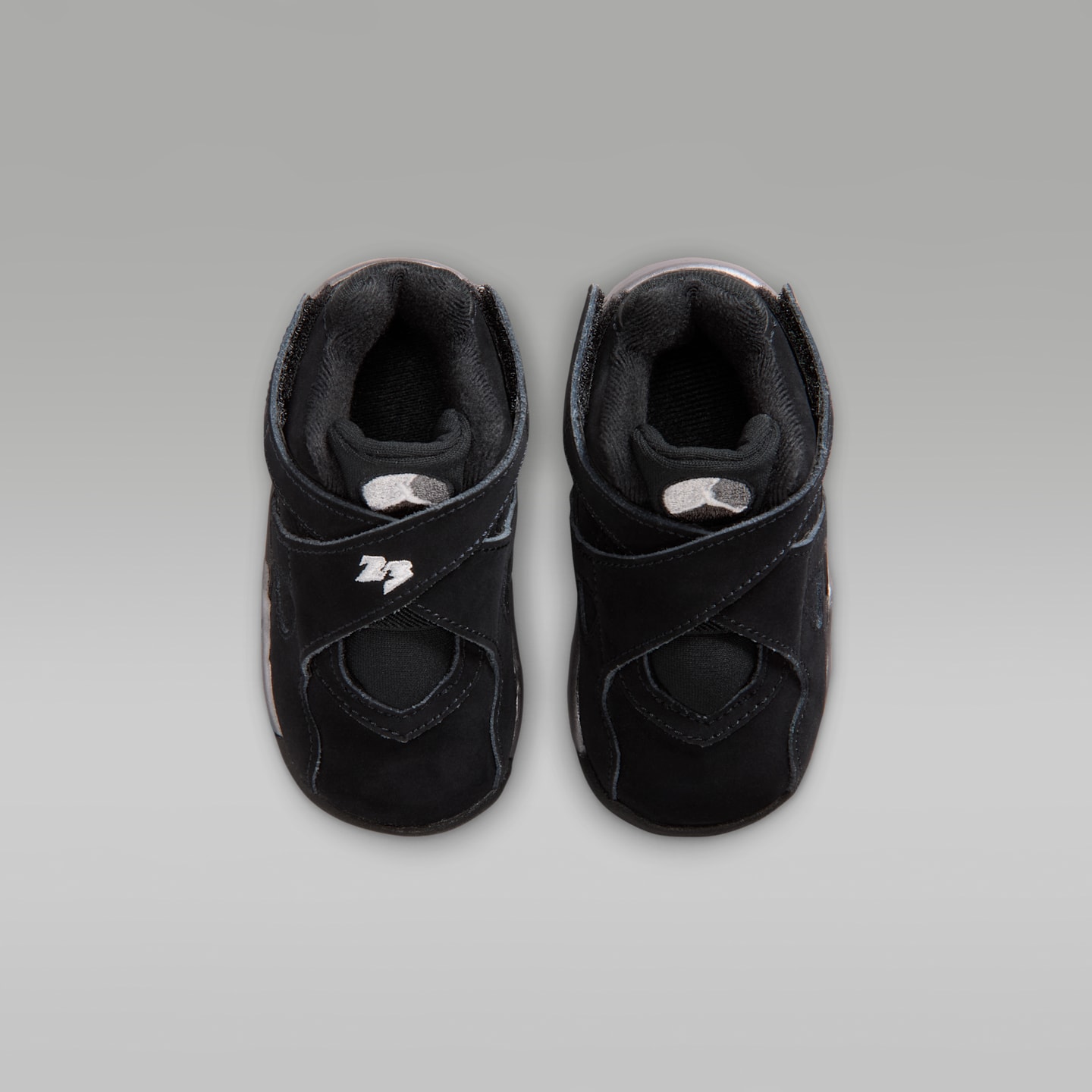 Детские кроссовки Jordan 8 Retro "Chrome" Baby/Toddler Shoes — фото 4