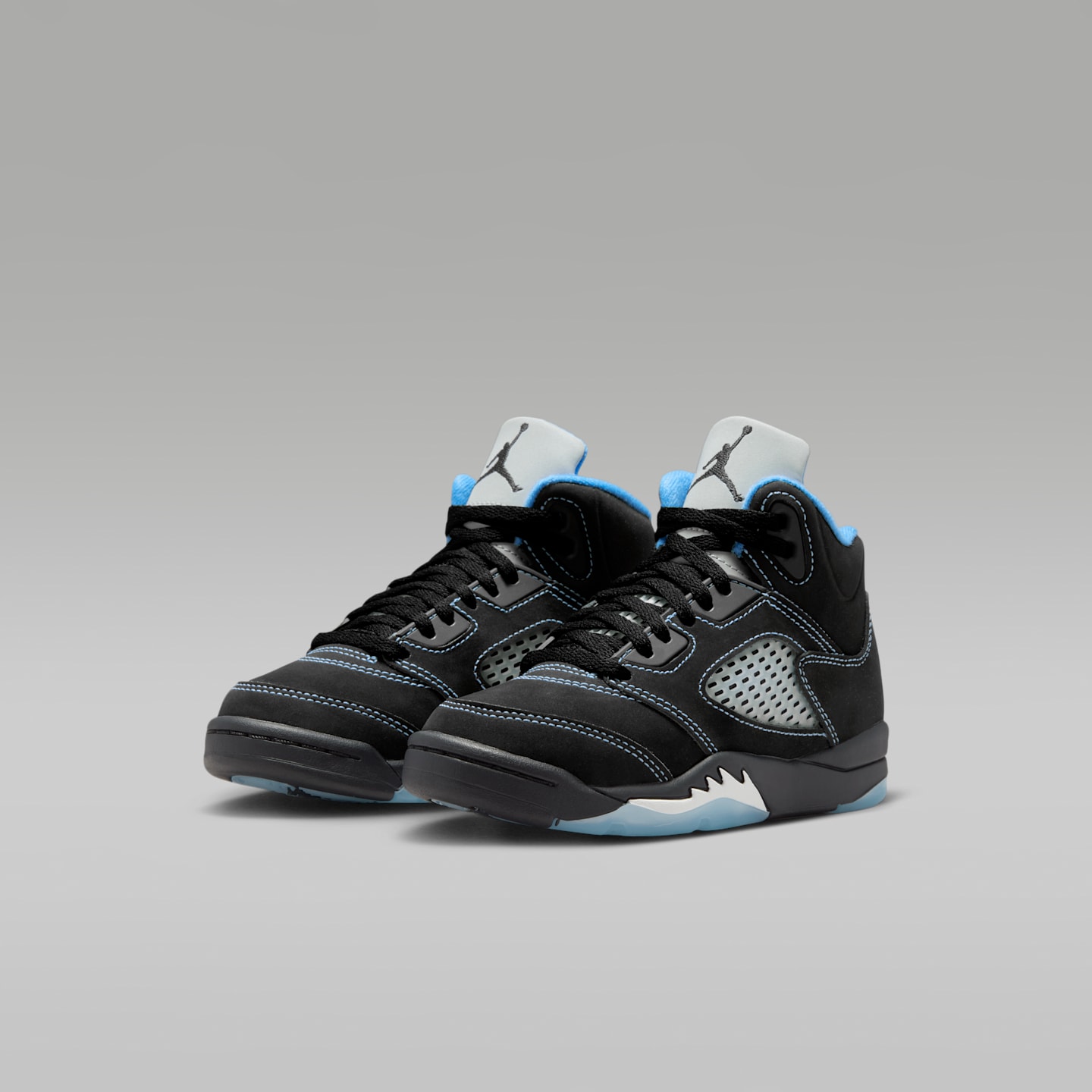 Детские кроссовки Jordan 5 "Black Carolina" Little Kids' Shoes — фото 5