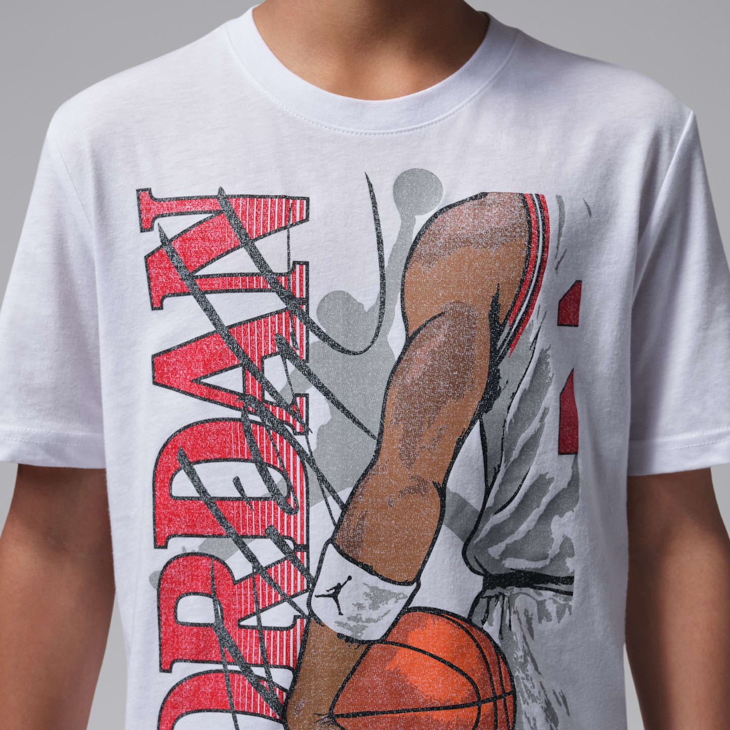 Детские футболки Jordan Big Kids' Jumpman Hip Rest T-Shirt — фото 4