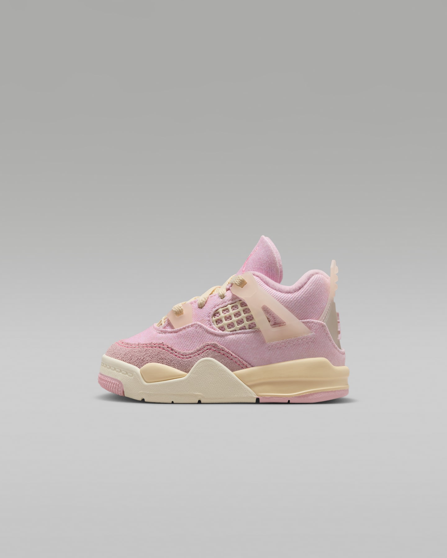 Детские кроссовки Jordan 4 Retro "Pearl Pink and Iced Carmine" Baby/Toddler Shoes — фото 9