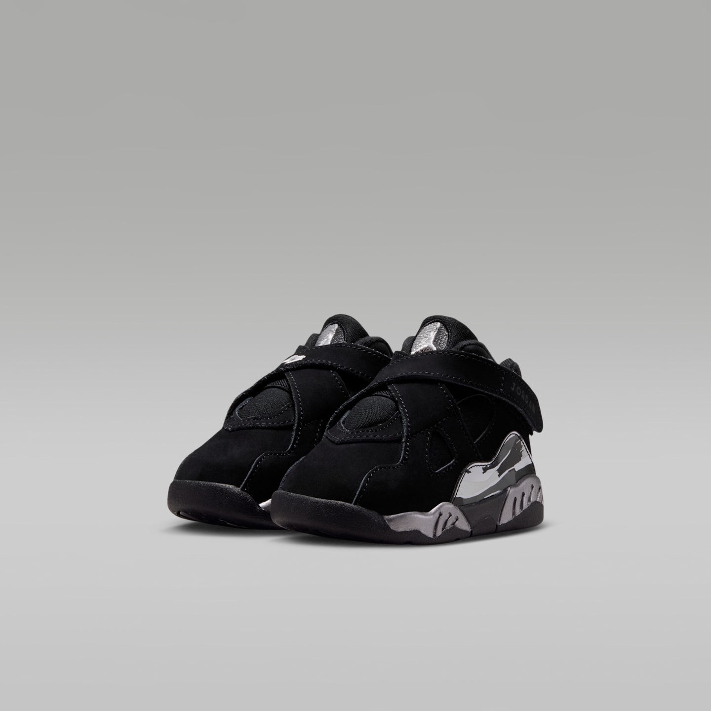 Детские кроссовки Jordan 8 Retro "Chrome" Baby/Toddler Shoes — фото 5