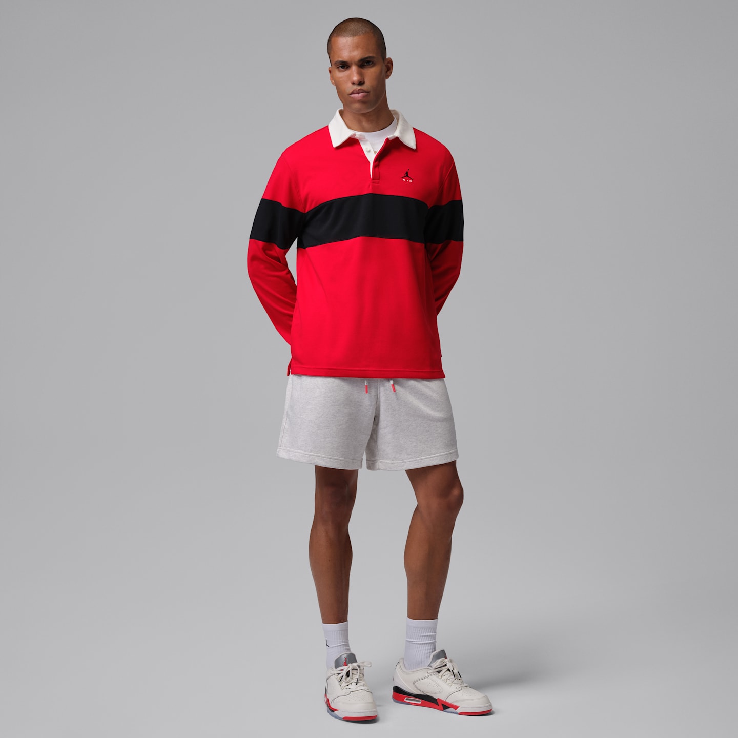 Мужские топы Jordan Brooklyn Men's Long-Sleeve Polo — фото 6