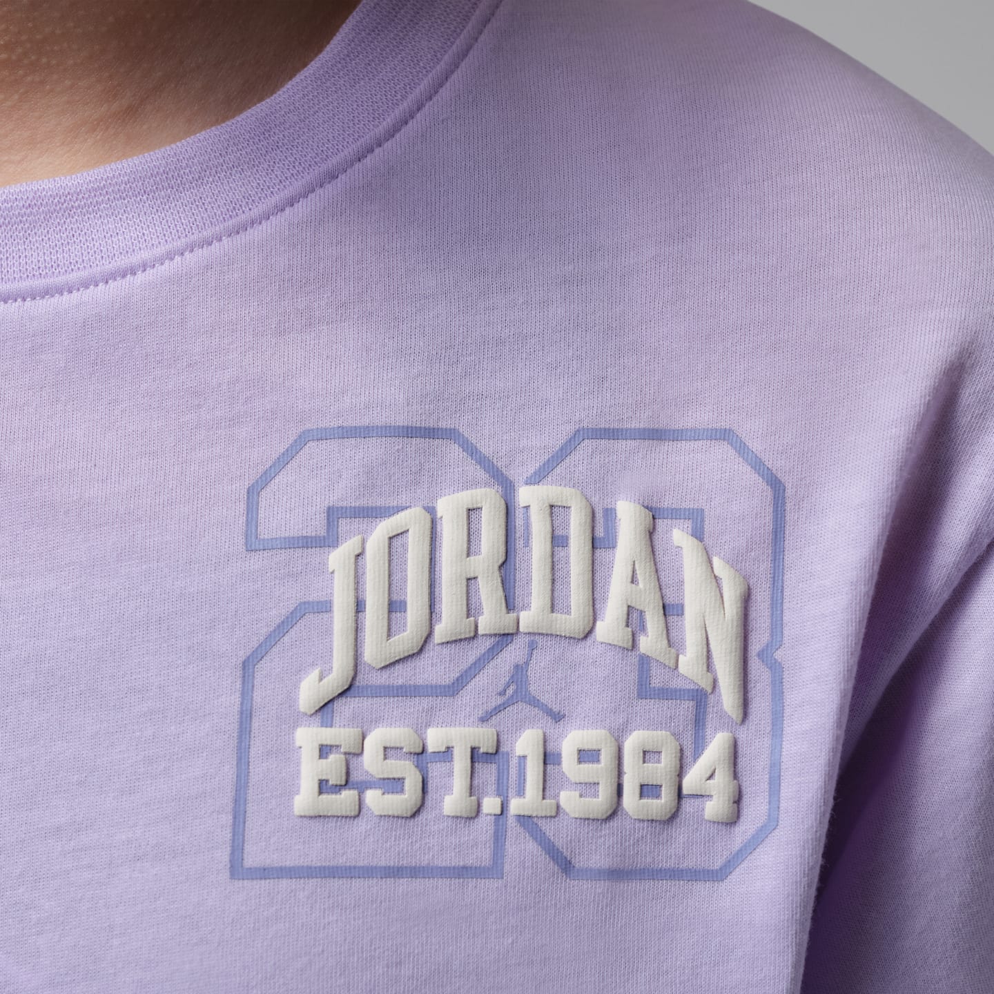 Детские футболки Jordan Big Kids' Secret Garden Collegiate T-Shirt — фото 4