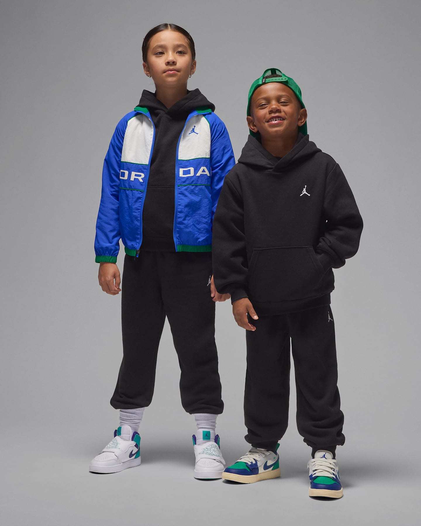 Детские худи Jordan Brooklyn Fleece Little Kids' 2-Piece Pullover Set — фото 11