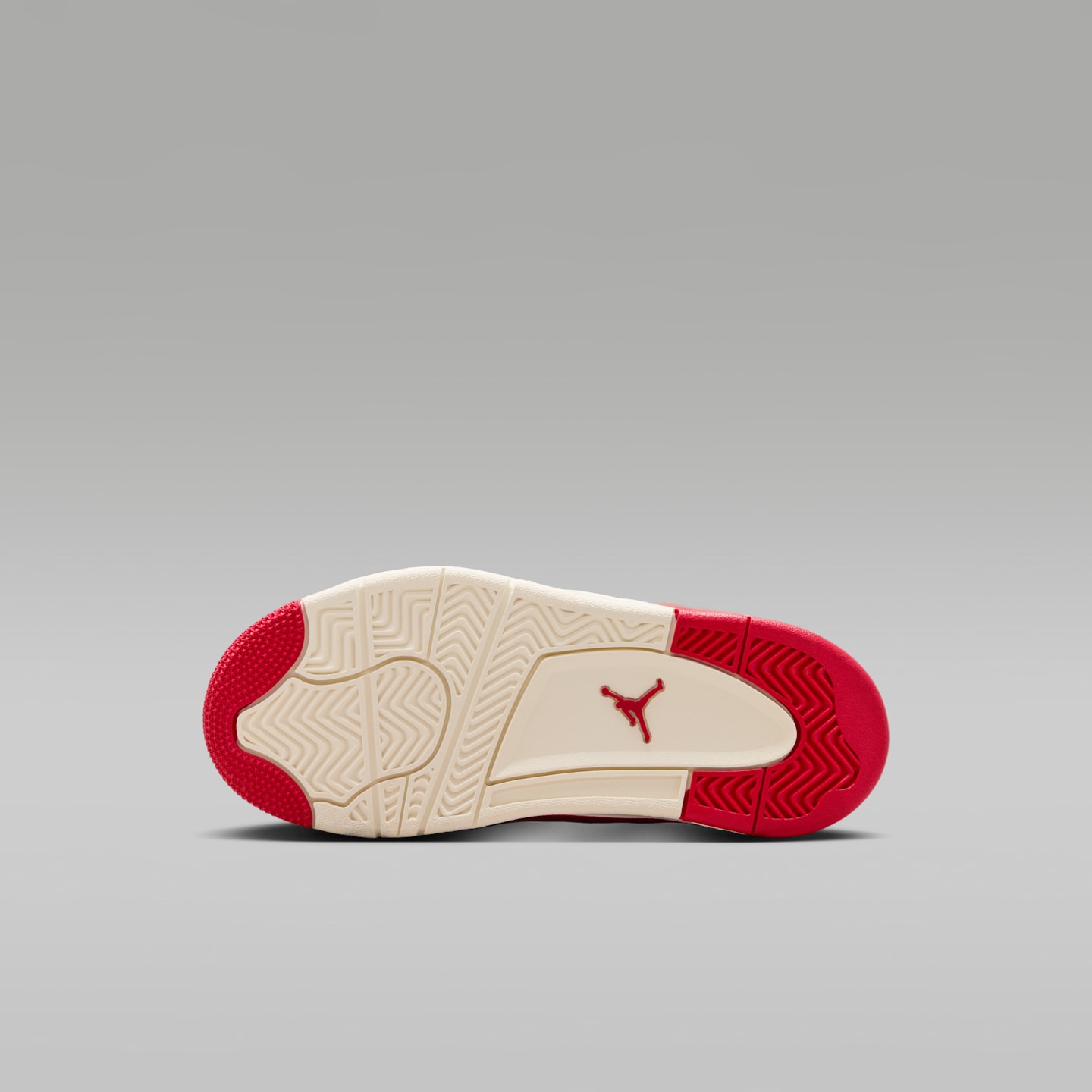 Детские кроссовки Jordan 4 Retro "Pale Ivory and Tough Red" Little Kids' Shoes — фото 2