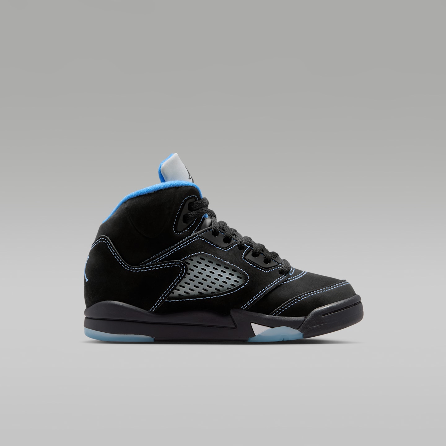 Детские кроссовки Jordan 5 "Black Carolina" Little Kids' Shoes — фото 3