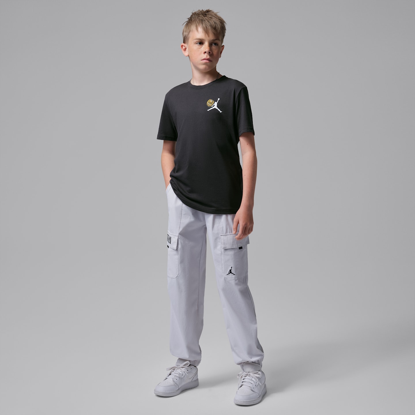 Детские футболки Jordan Big Kids' Mike's Gear T-Shirt — фото 6