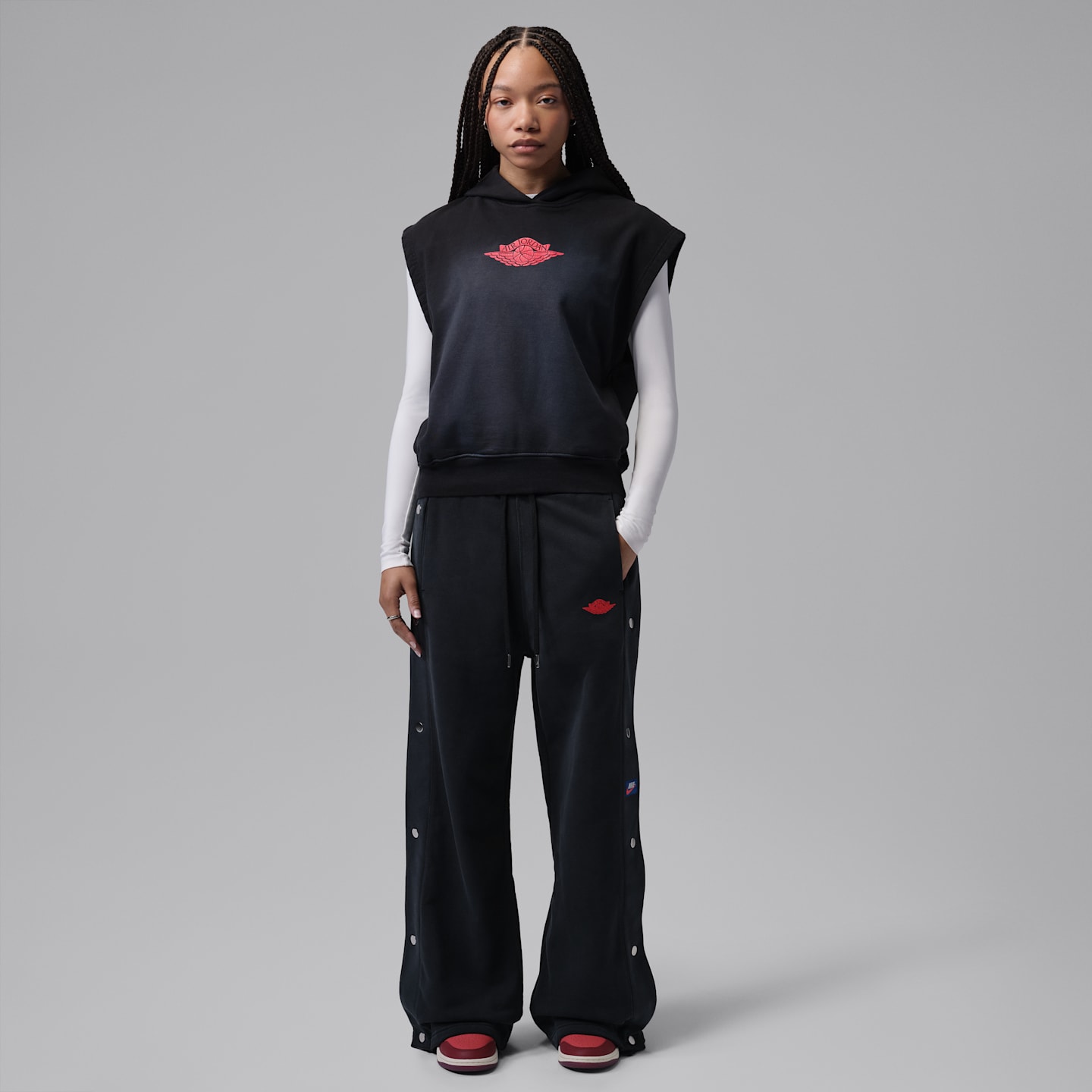 Женские худи Jordan Flight Fleece Women's French Terry Short-Sleeve — фото 9