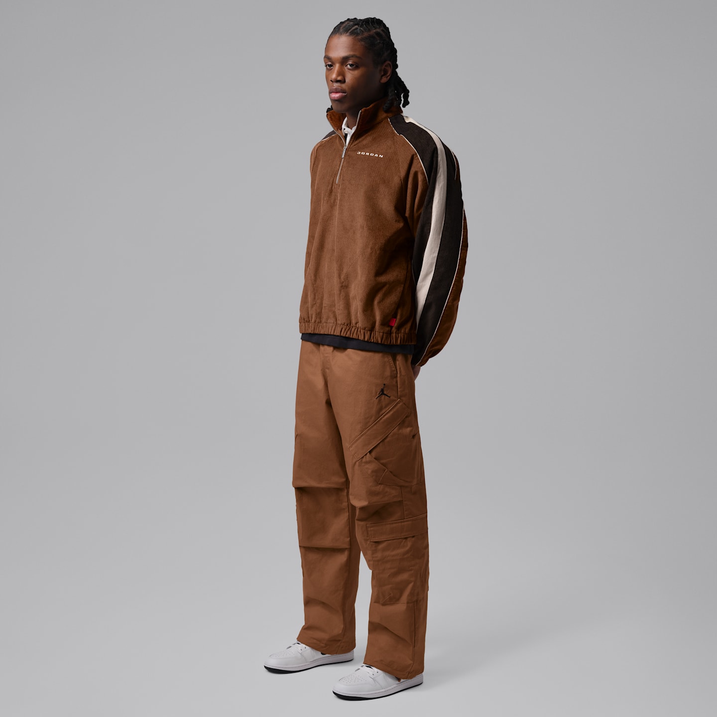 Мужские свитеры Jordan Flight Men's Corduroy 1/2-Zip Top — фото 6