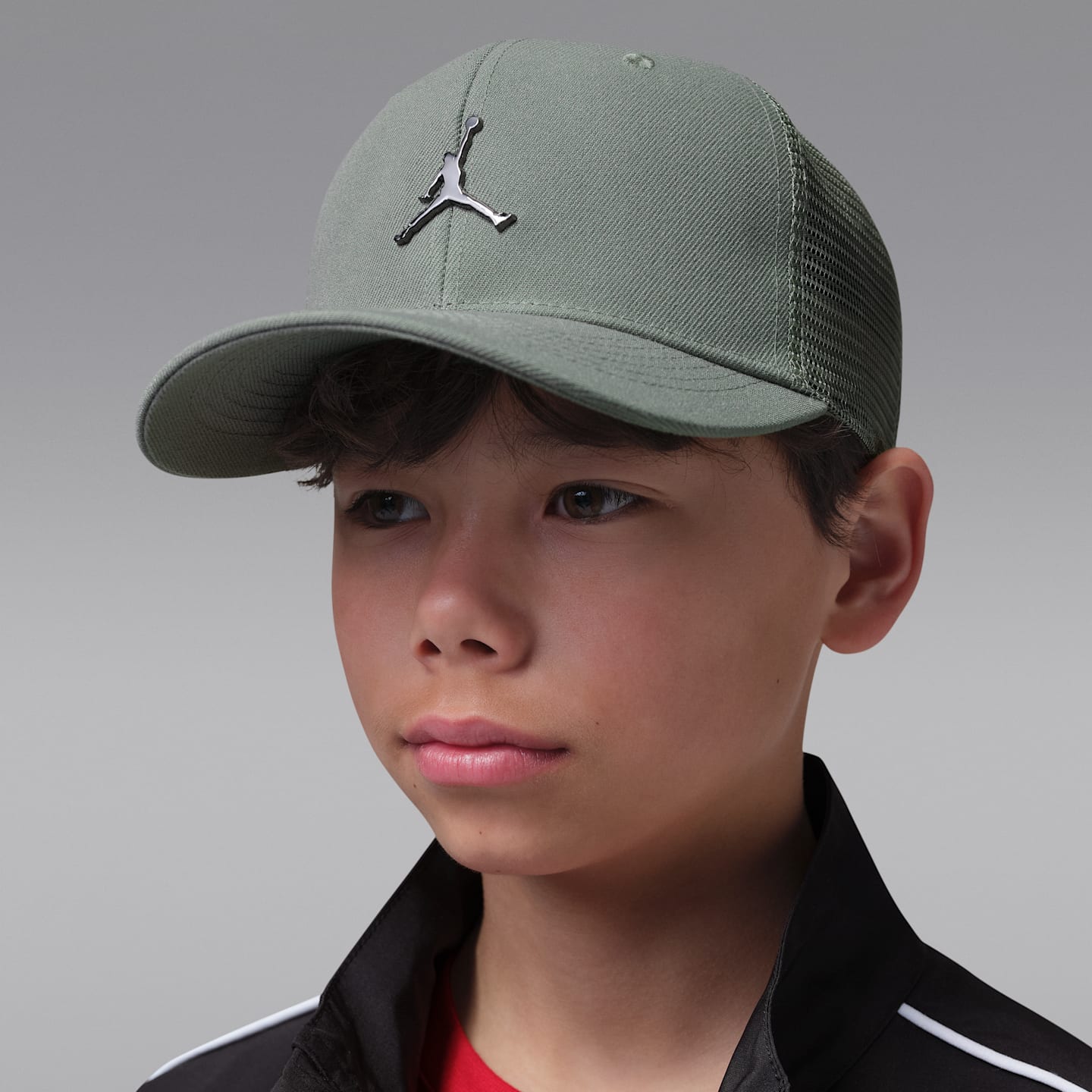 Детские головные уборы Jordan Big Kids' Metal Jumpman Trucker Hat