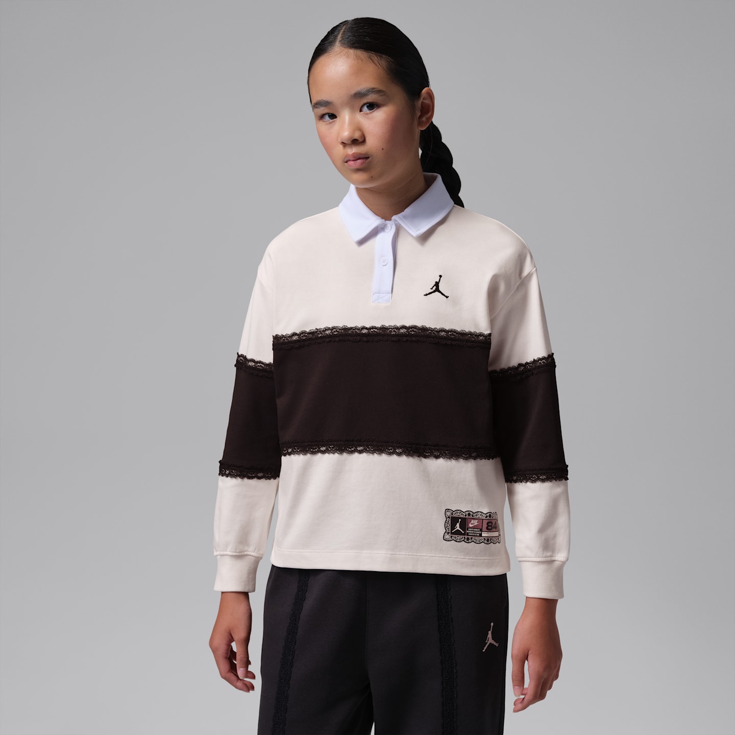 Детские кроссовки Jordan Big Kids' Dri-FIT Rugby Top — фото 1