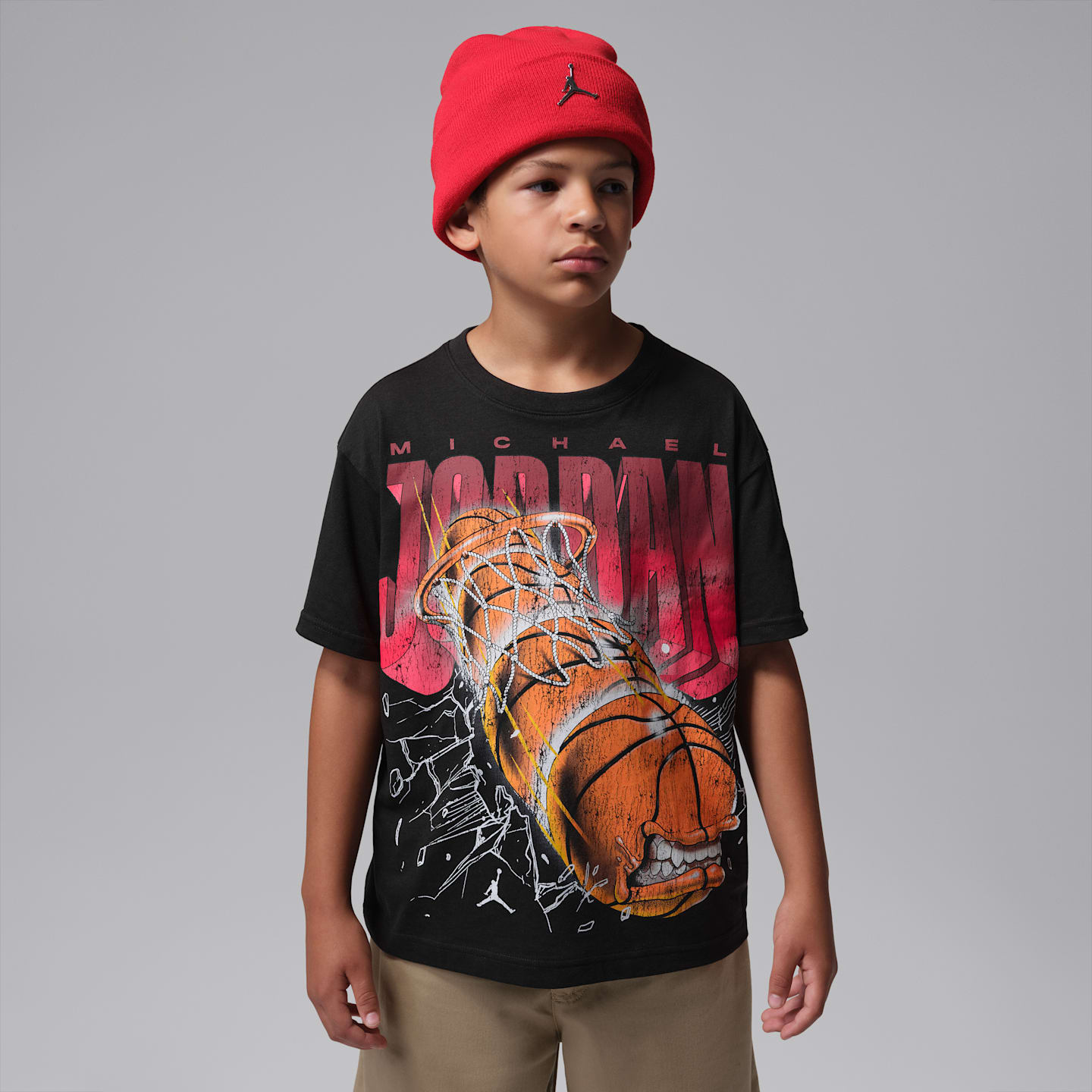 Детские футболки Jordan Big Kids' Monster Ball T-Shirt — фото 1