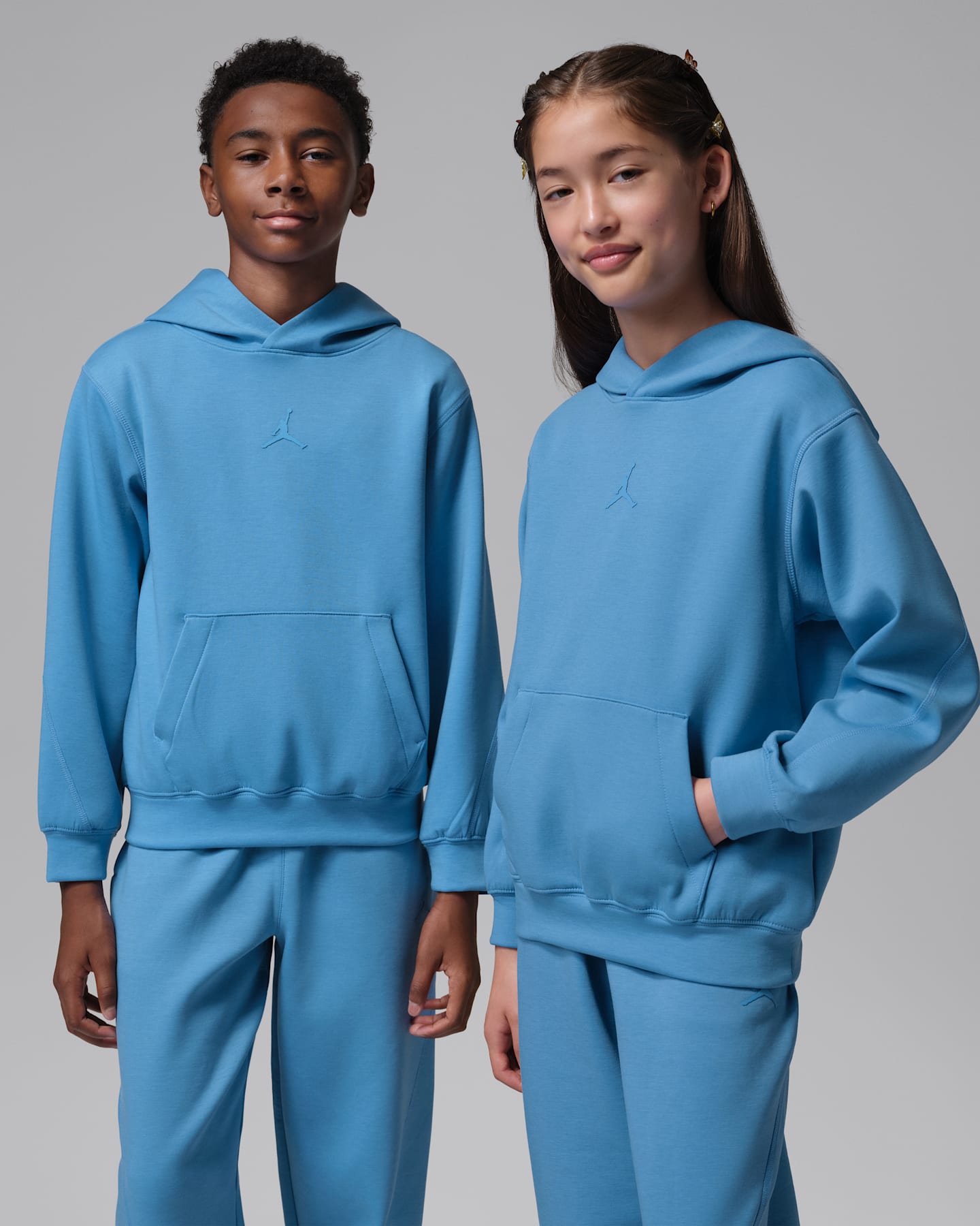 Детские худи Jordan Sport Big Kids' Therma-FIT Pullover — фото 7