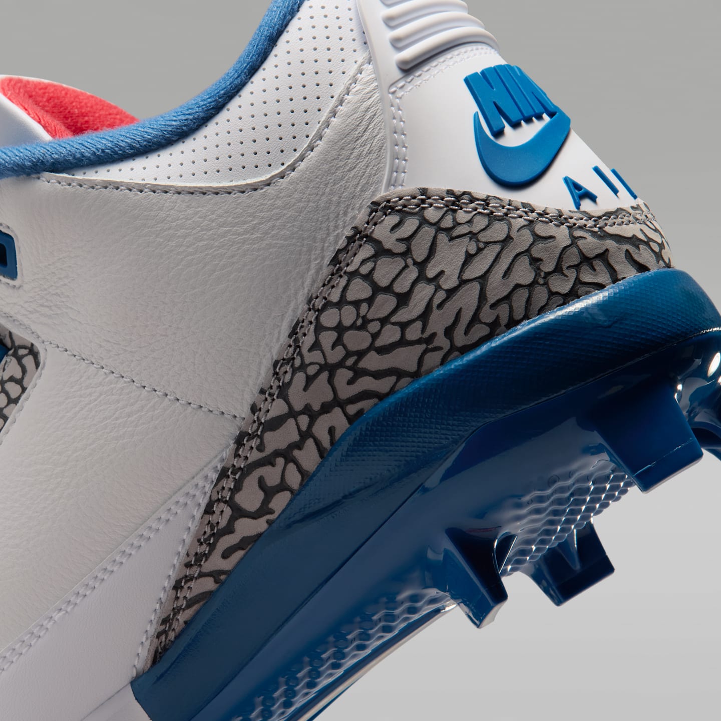 Мужские бутсы Jordan 3 Retro MCS "True Blue" Men's Baseball Cleats — фото 9