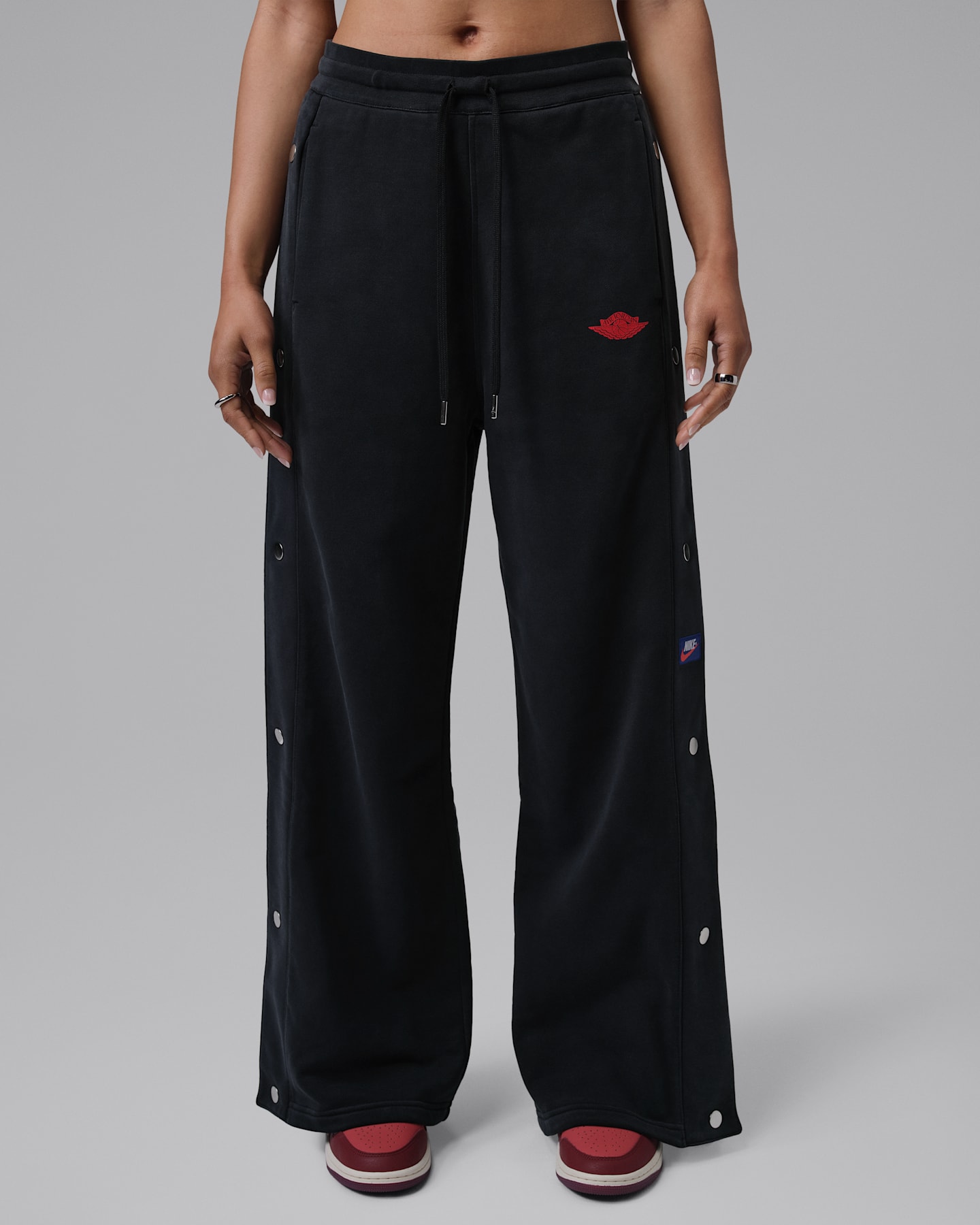 Женские брюки Jordan Flight Fleece Women's French Terry Snap Pants — фото 6