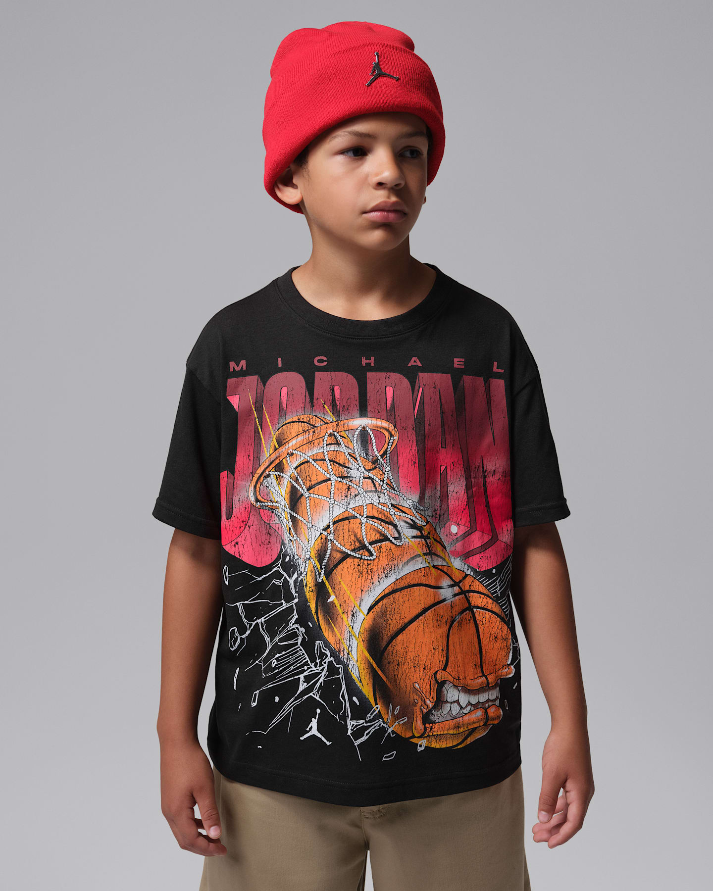 Детские футболки Jordan Big Kids' Monster Ball T-Shirt — фото 6