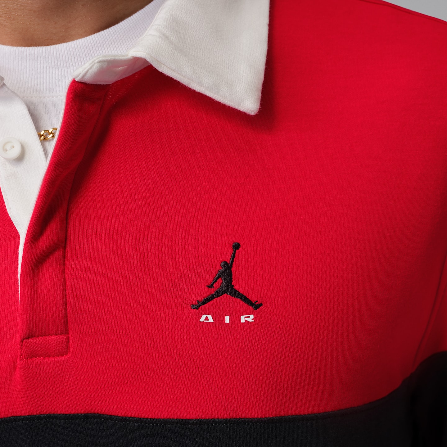 Мужские топы Jordan Brooklyn Men's Long-Sleeve Polo — фото 4