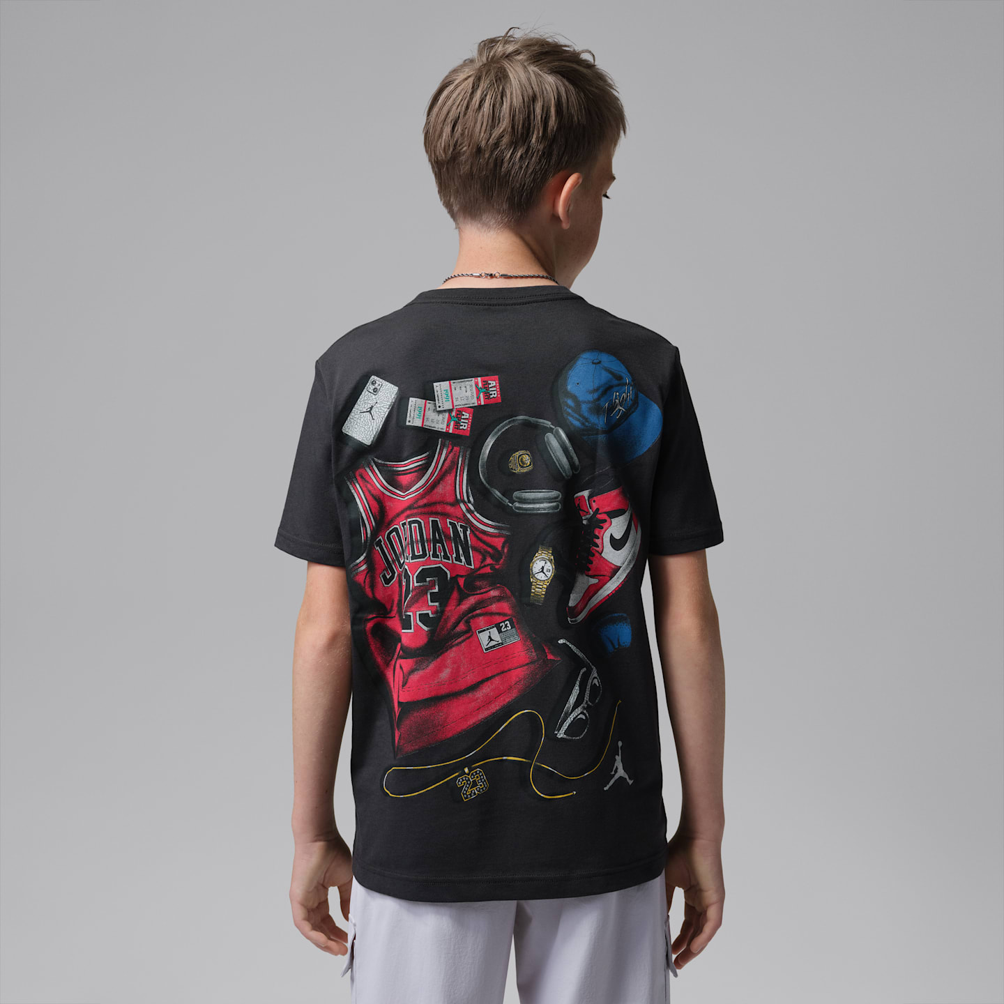 Детские футболки Jordan Big Kids' Mike's Gear T-Shirt — фото 1