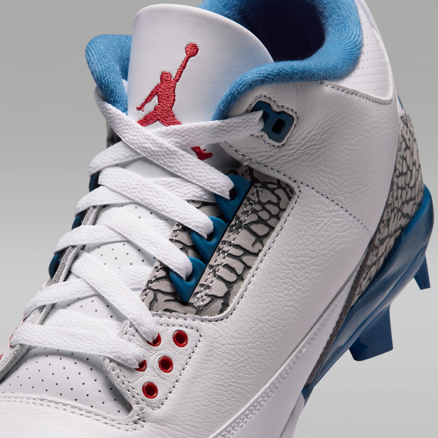 Мужские бутсы Jordan 3 Retro MCS "True Blue" Men's Baseball Cleats — фото 8