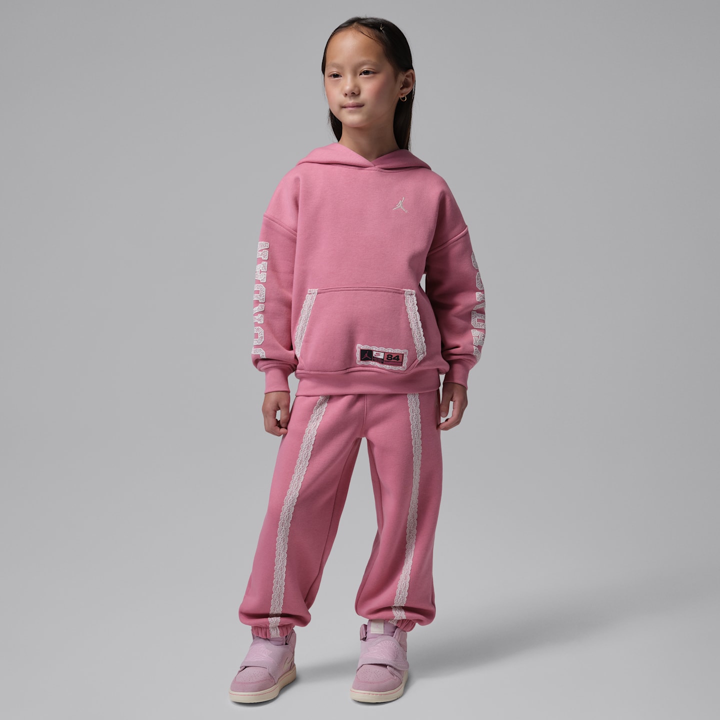 Детские худи Jordan Little Kids' Pullover — фото 9