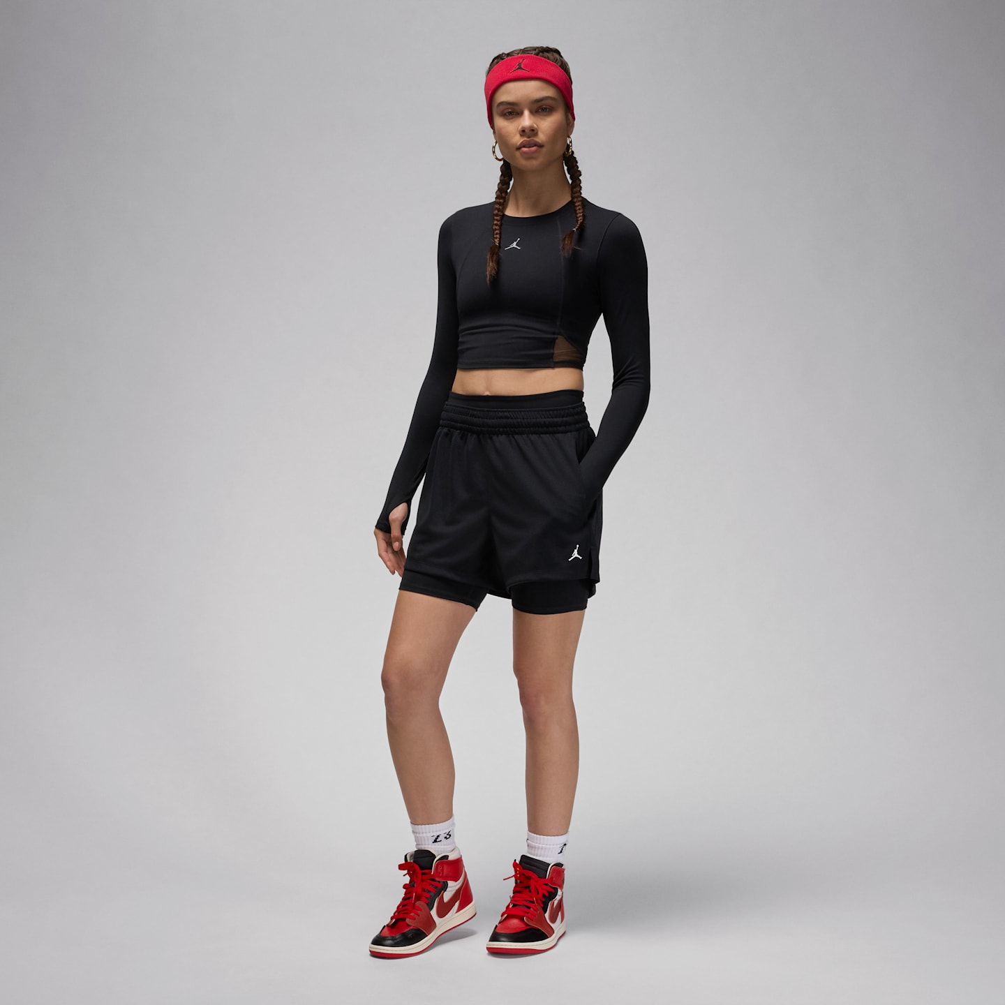 Женские шорты Jordan Sport Women's Mesh Shorts — фото 7