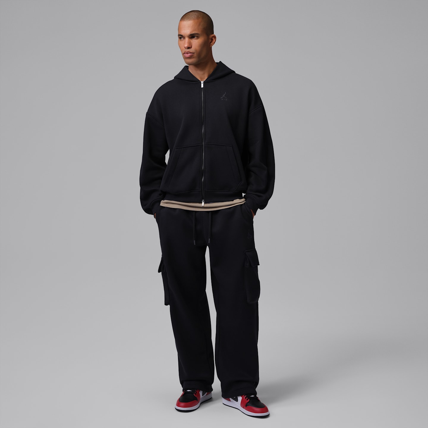 Мужские брюки Jordan Brooklyn Men's Oversized Fleece Cargo Pants — фото 6