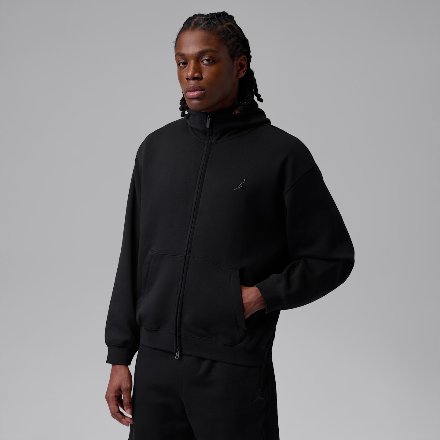 Мужские худи Jordan Sport Hoop Fleece Men's Dri-FIT Full-Zip — фото 1