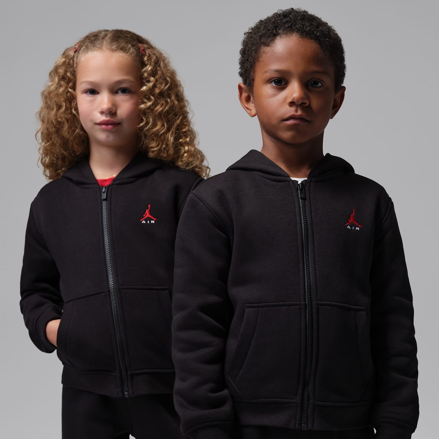 Детские худи Jordan Brooklyn Fleece Little Kids' 2-Piece Full-Zip Set — фото 3