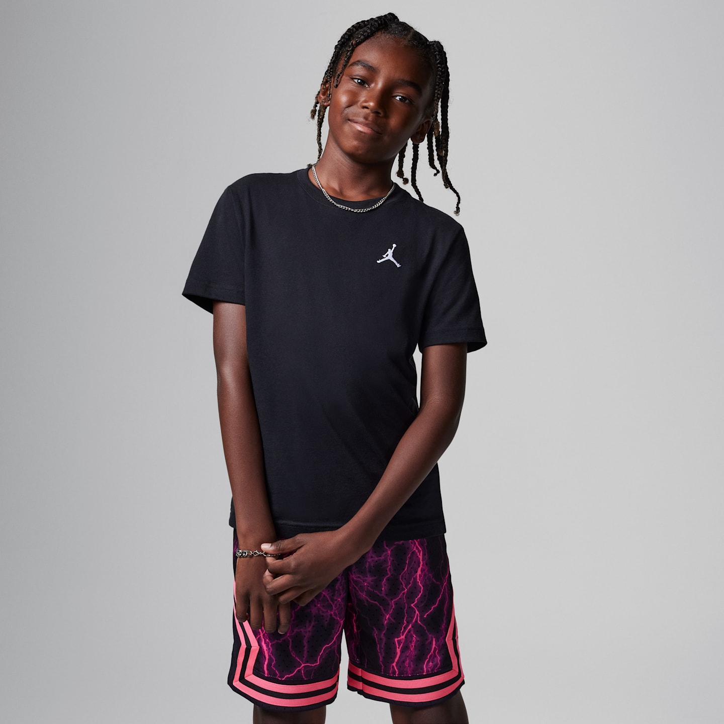 Детские футболки Jordan Big Kids' Jumpman Air Embroidered T-Shirt — фото 1
