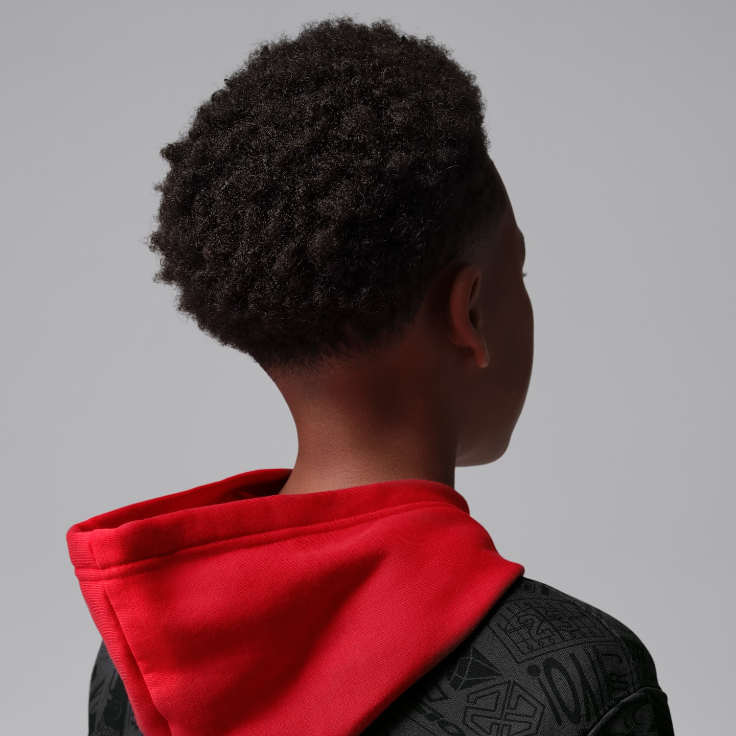 Детские худи Jordan Big Kids' Brooklyn Printed Pullover — фото 7
