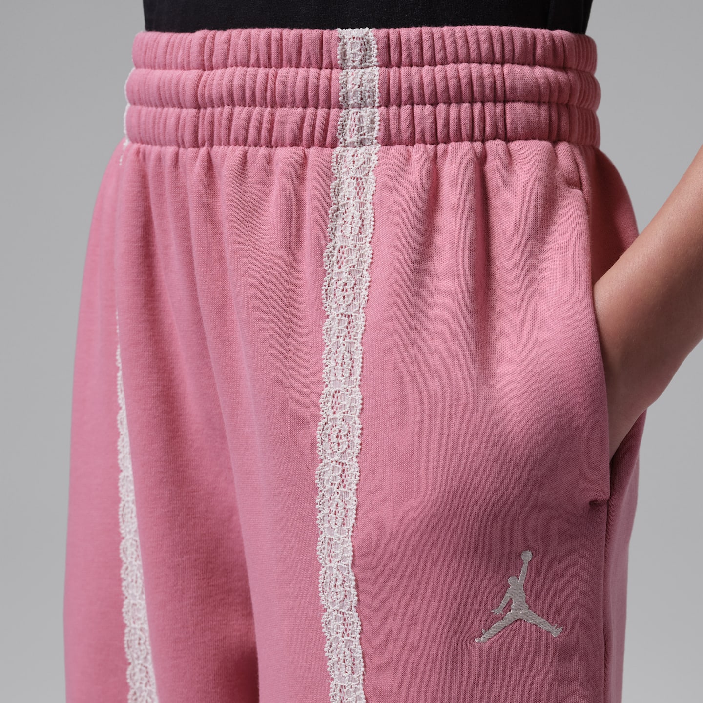 Детские брюки Jordan Big Kids' Fleece Pants — фото 4