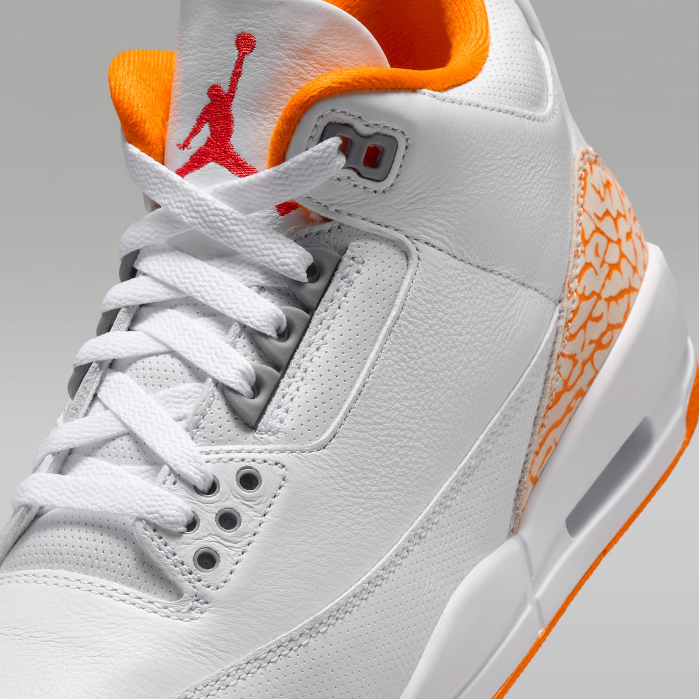 Женские кроссовки Jordan Air Jordan 3 Retro "White and Orange Peel" Women's Shoes — фото 7