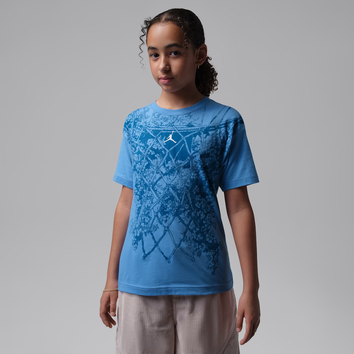 Детские футболки Jordan Big Kids' Net Bouquet T-Shirt — фото 1
