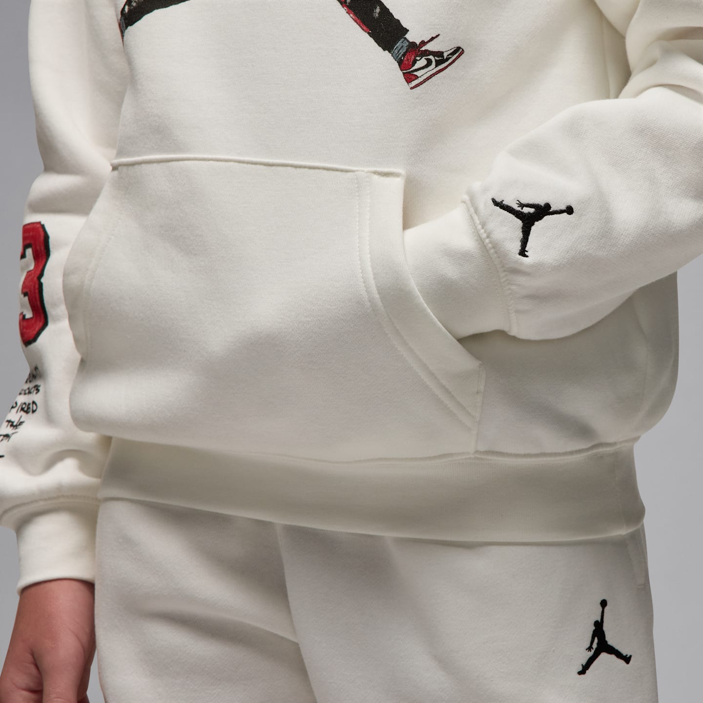 Детские худи Jordan Big Kids' Sketch Pullover — фото 5