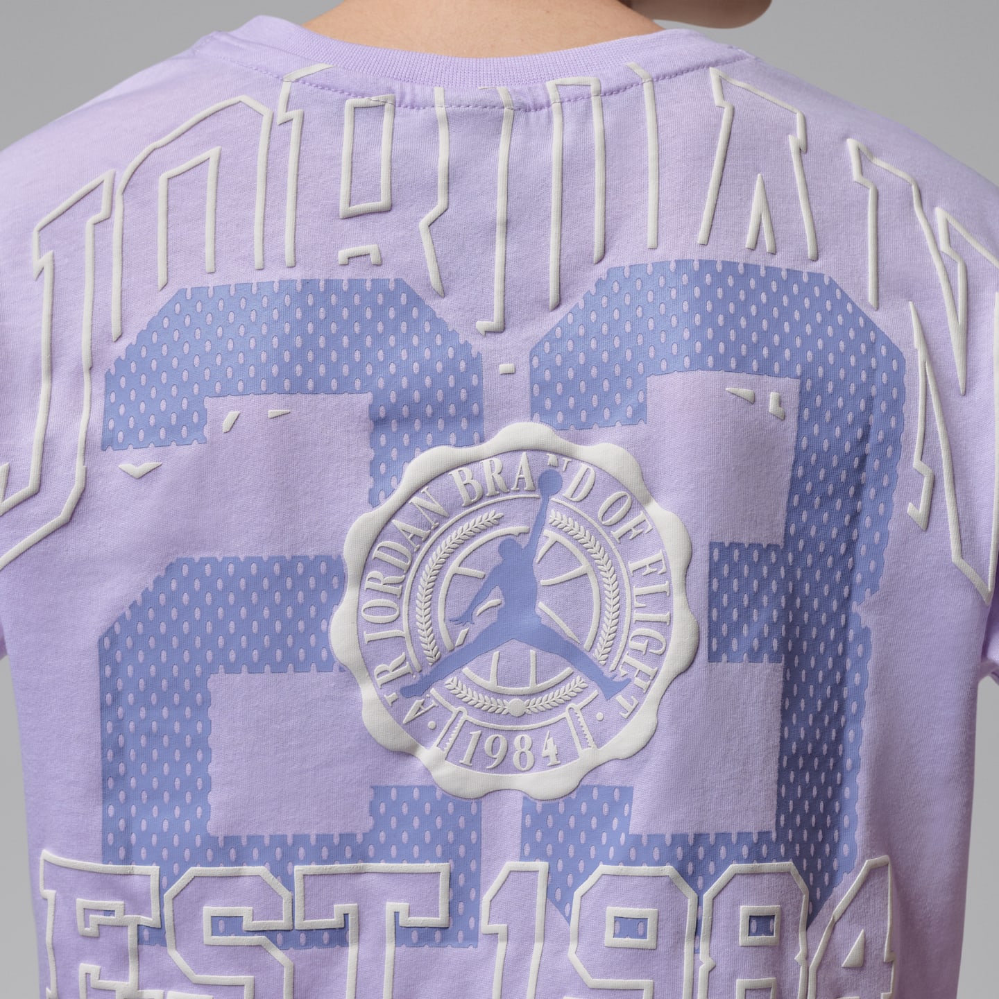 Детские футболки Jordan Big Kids' Secret Garden Collegiate T-Shirt — фото 5