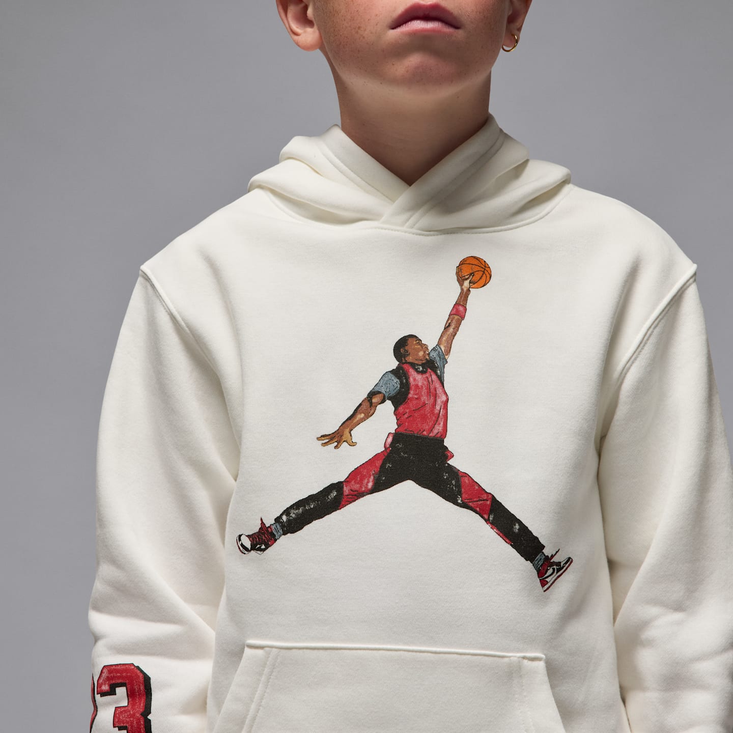 Детские худи Jordan Big Kids' Sketch Pullover — фото 4