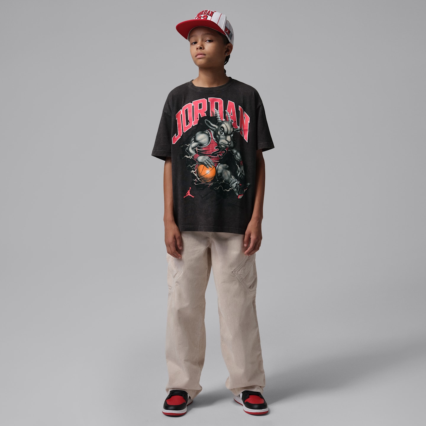 Детские футболки Jordan Big Kids' The Goat T-Shirt — фото 5