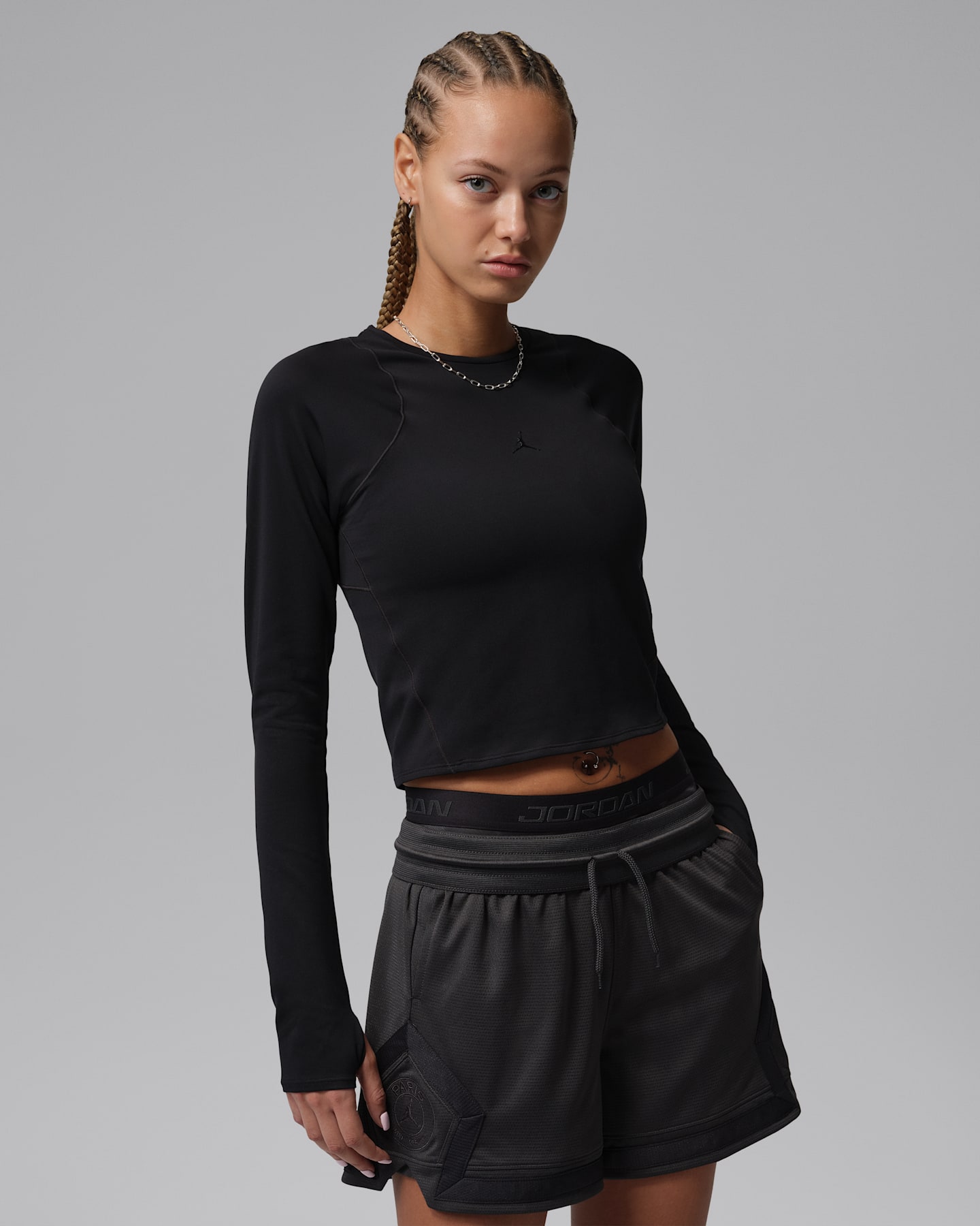 Женские топы Jordan Sport Flightweight Women's Long-Sleeve Top — фото 5