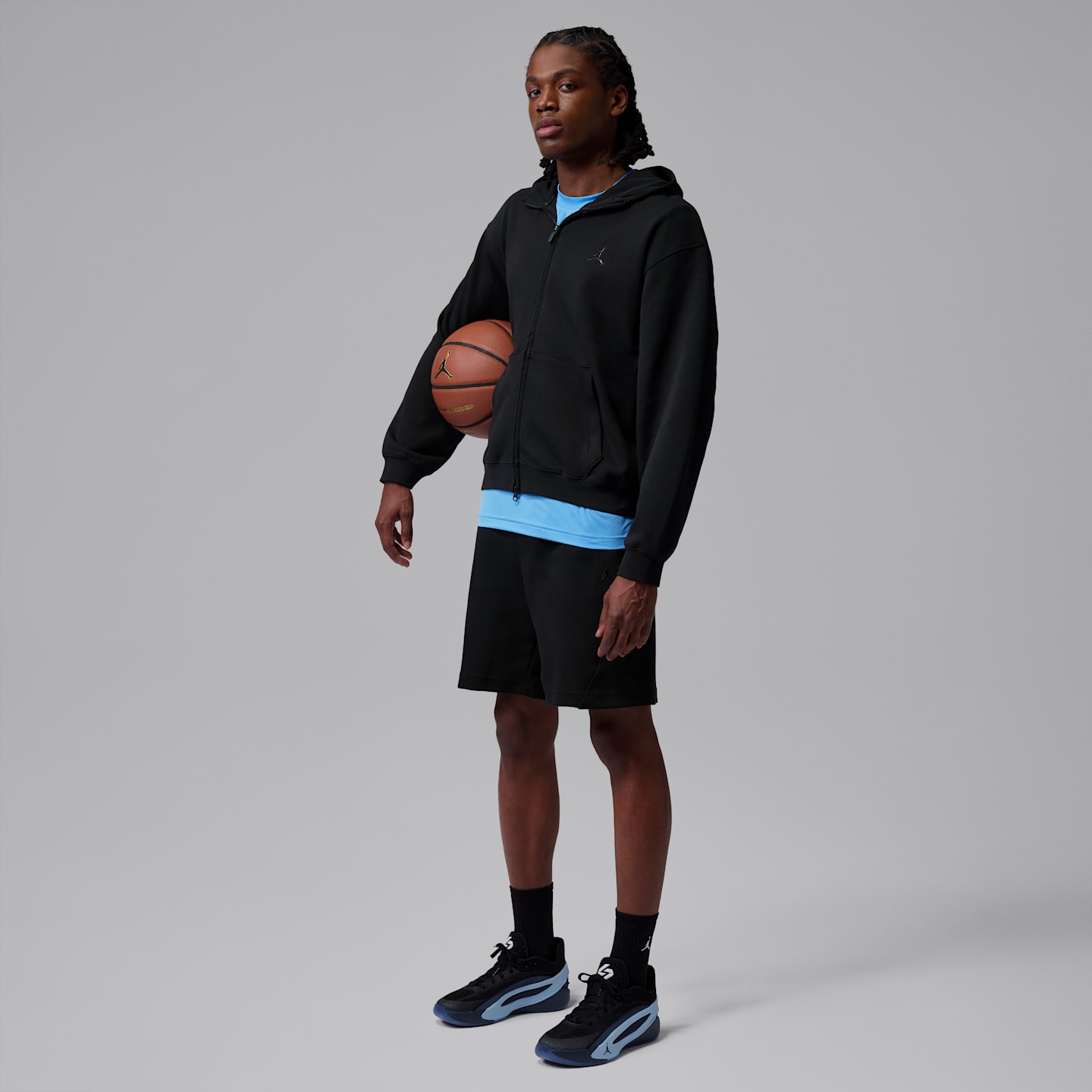 Мужские худи Jordan Sport Hoop Fleece Men's Dri-FIT Full-Zip — фото 8