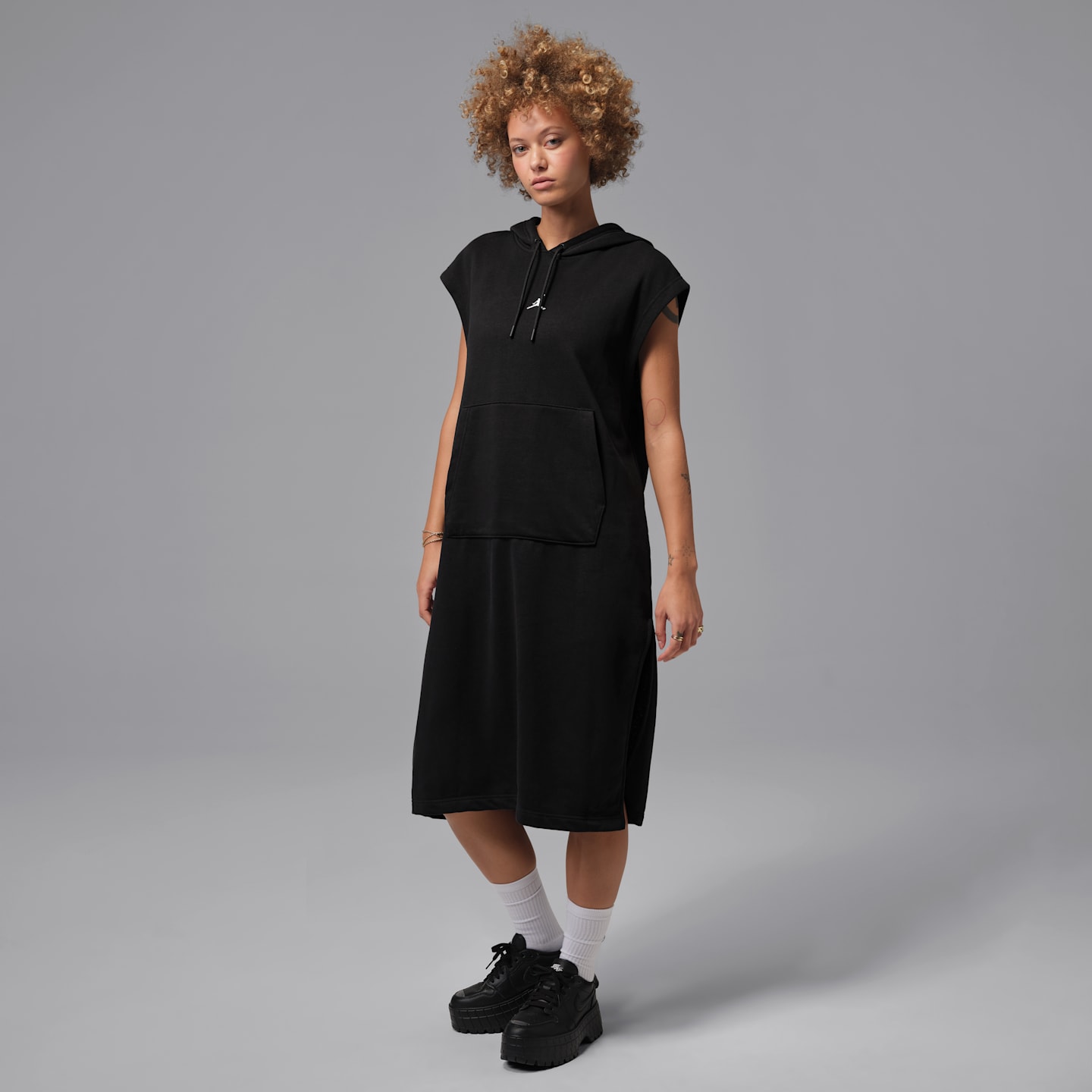 Женские платья Jordan Brooklyn Fleece Women's Sleeveless Hooded Dress — фото 1