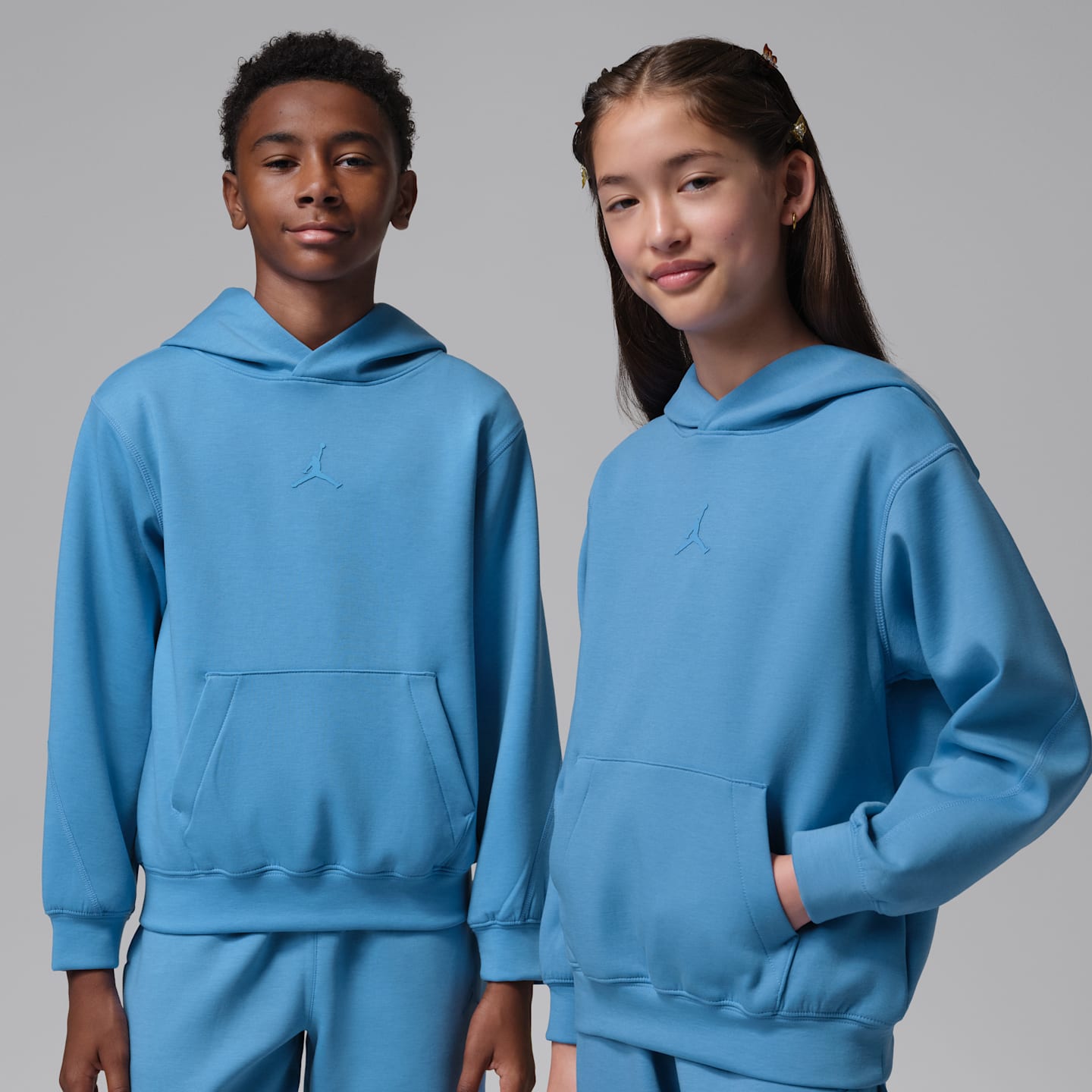 Детские худи Jordan Sport Big Kids' Therma-FIT Pullover — фото 1