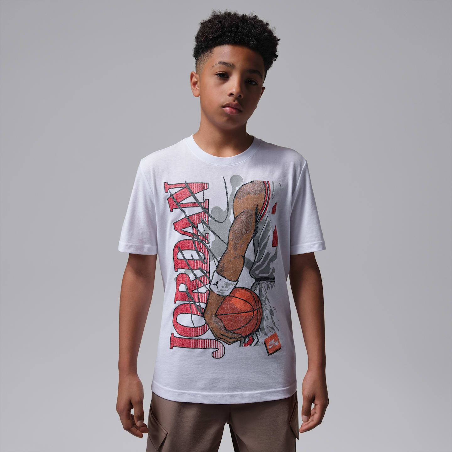 Детские футболки Jordan Big Kids' Jumpman Hip Rest T-Shirt — фото 1