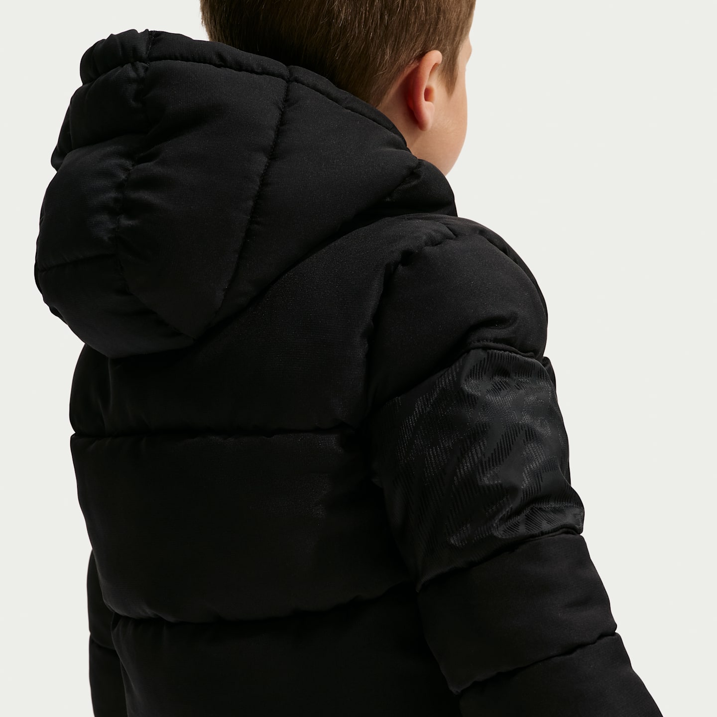 Nike Toddler Jacquard Logo Mixed Media Puffer Jacket — фото 2