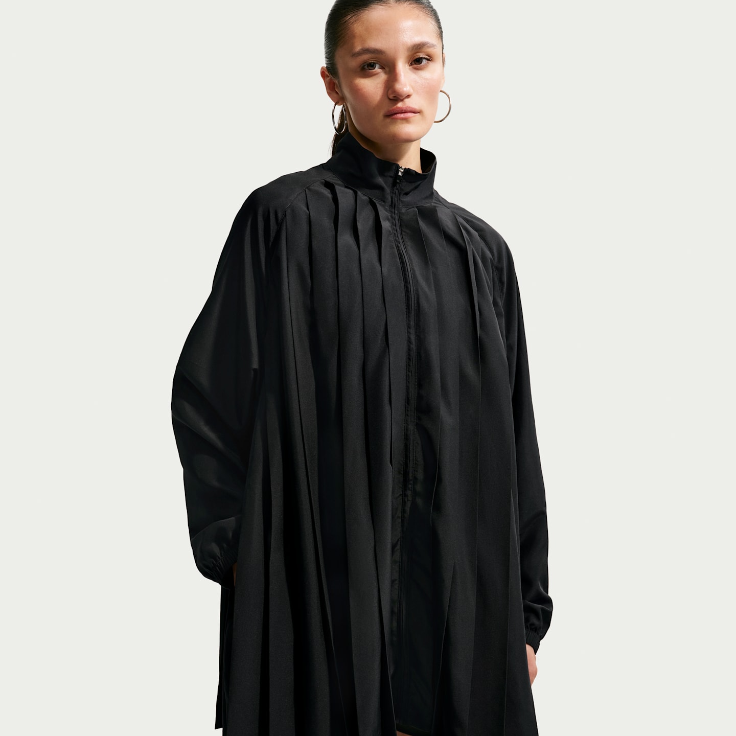 Женские платья Nike Sportswear Women's Oversized Long-Sleeve Pleated Mini Dress — фото 1